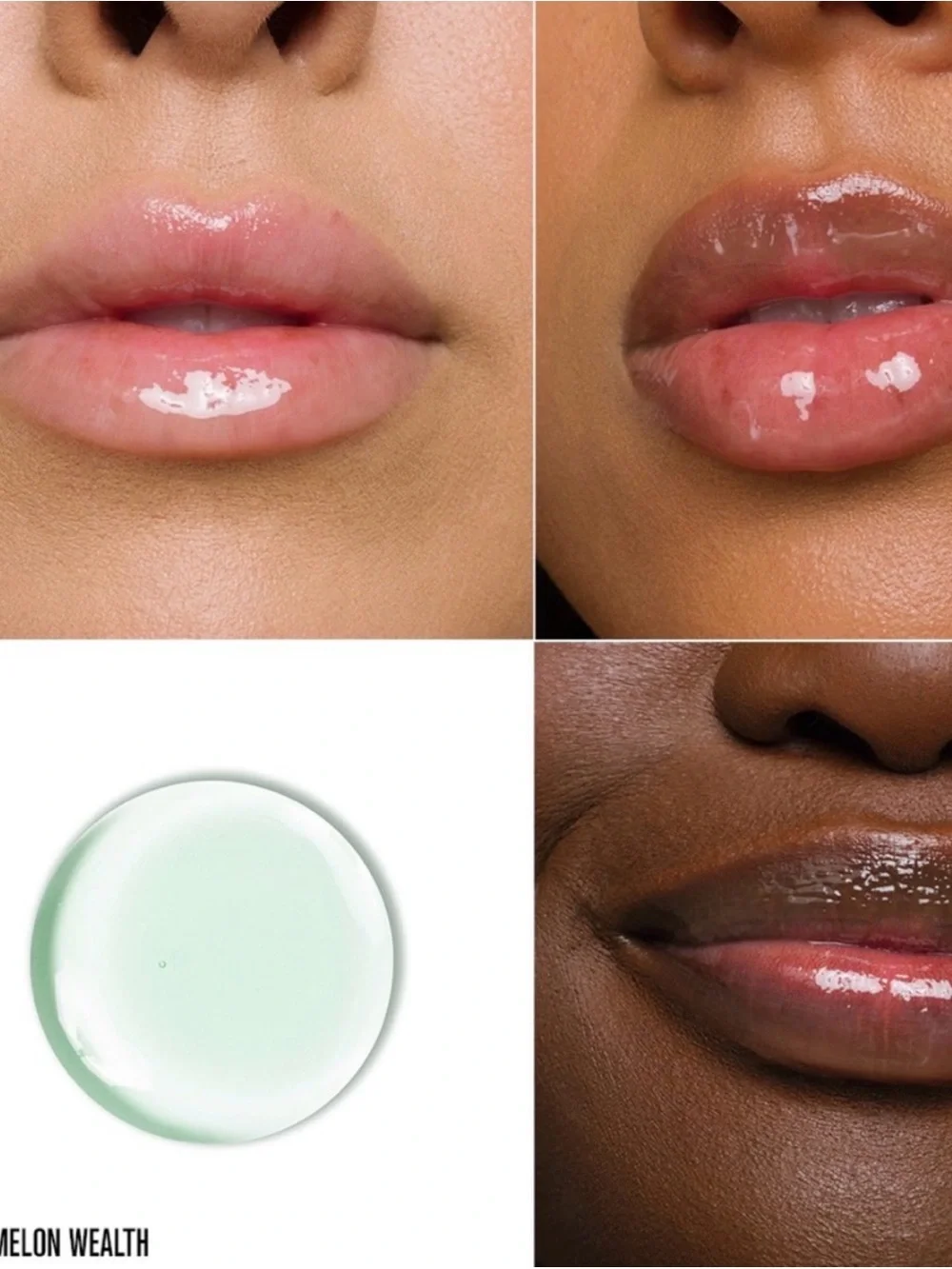 Jeffree Star Skincare Lip Oil Treesome— Green, Pink & Blue Glosses
